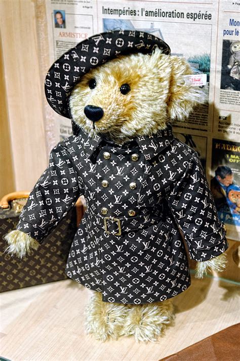 louis vuitton steiff teddy bear|most expensive steiff teddy bear.